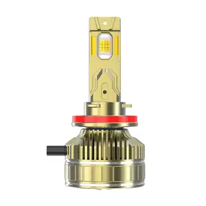 2 Counts 1500 W Extremely Bright LED Headlight Conversion Kits, LED Car Lights, H7/H4/H1/H11/9005 High and Low Beam 6000K White 900,000 lm Bulbs