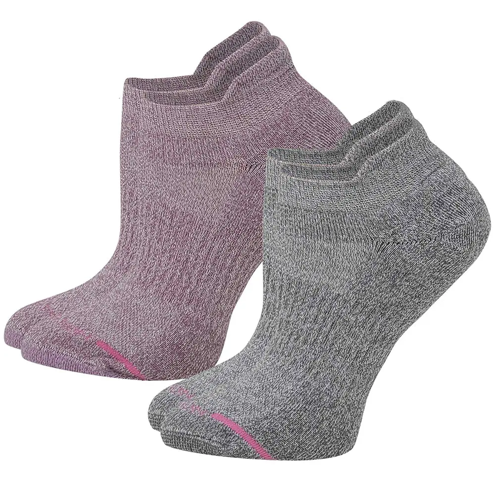 Dr. Motion Ankle Compression Socks | Basic Marl | Women Comfort | 2 Pack