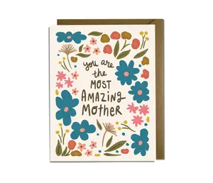 Floral Mother's Day Card - Mom, Grandmother
