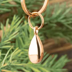 Memorial Urn Key Chain in Rose Gold Color