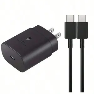 25w USB C Fast Charging Plug Charger & Type C Cable, Fast Charging Plug & Data Cable, Phone Accessories Compatible with Samsung Galaxy S23/s22/s21/s20/plus/ultra