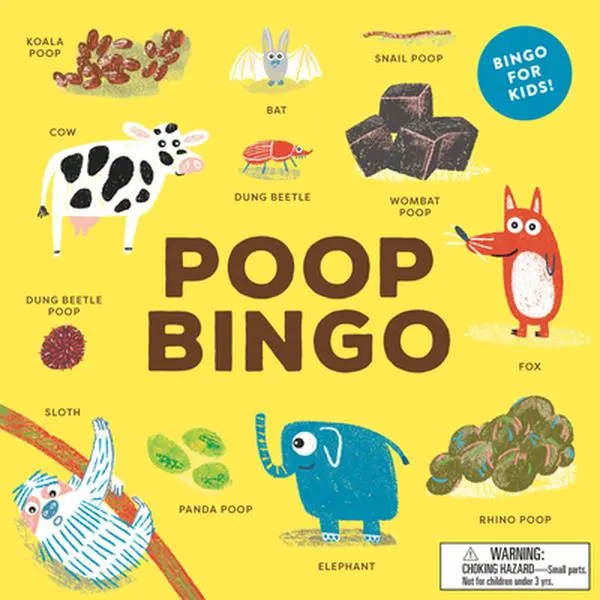 Poop Bingo Board Game - Hilarious Educational Family Game for Kids by Aidan Onn (Books, Lifestyle & Hobbies Category), Board Games