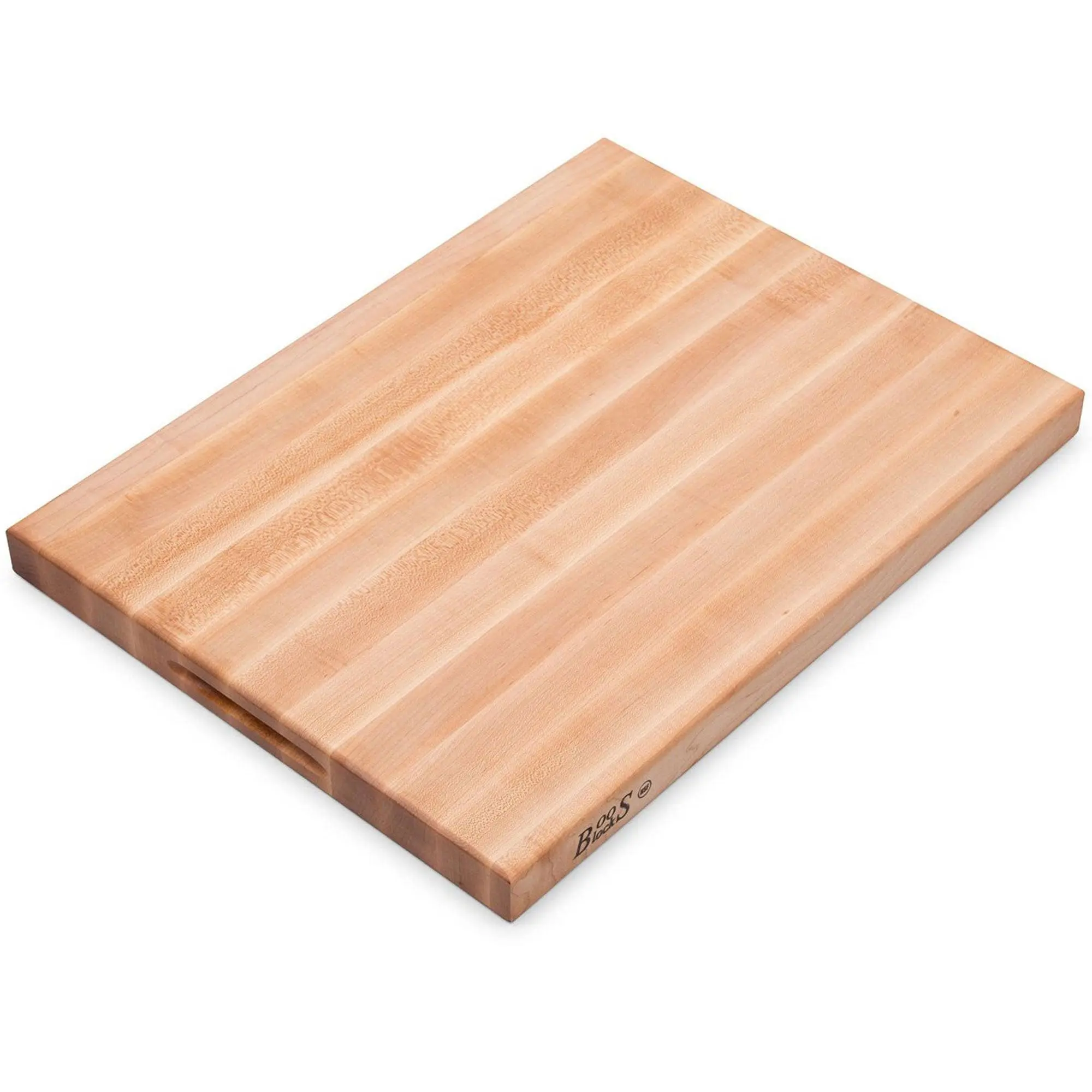 John Boos Maple Wood Reversible Edge Grain Kitchen Cutting Board, 24"x18"x1.75" John Boos Maple Wood Reversible Edge Grain Kitchen Cutting Board, 24"x18"x1.75"