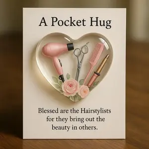 Pocket Hug Hairdresser's Embrace, Stylish Accessory for Everyday Use, Perfect Gift for Hairstylists & Beauty Enthusiasts