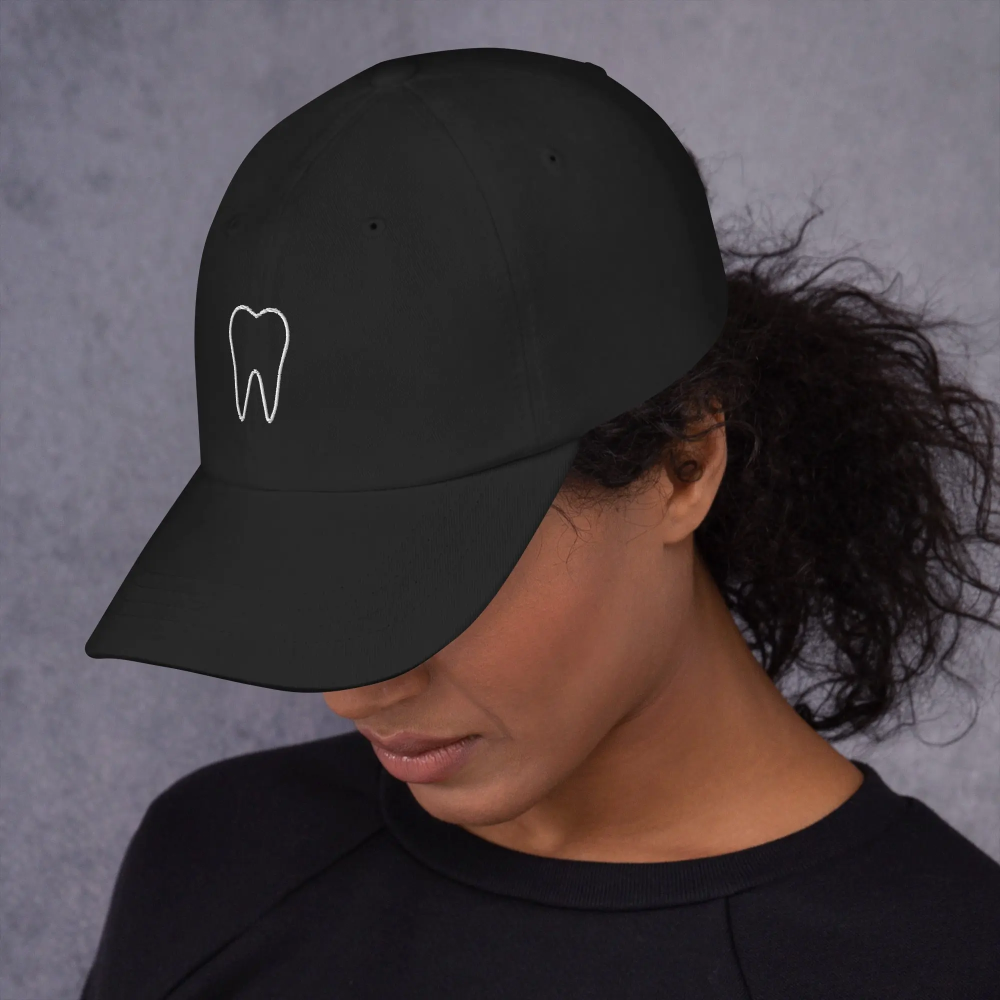 Embroidered Tooth Hat