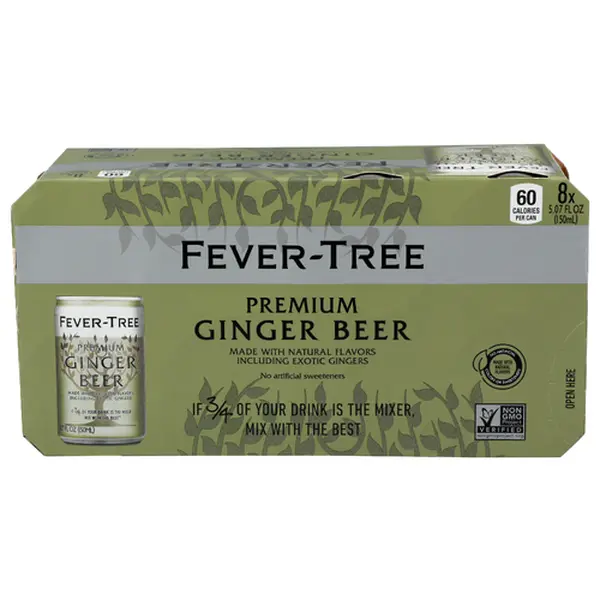Fever Tree Ginger Beer Cans 8Pk - 40.560 FO