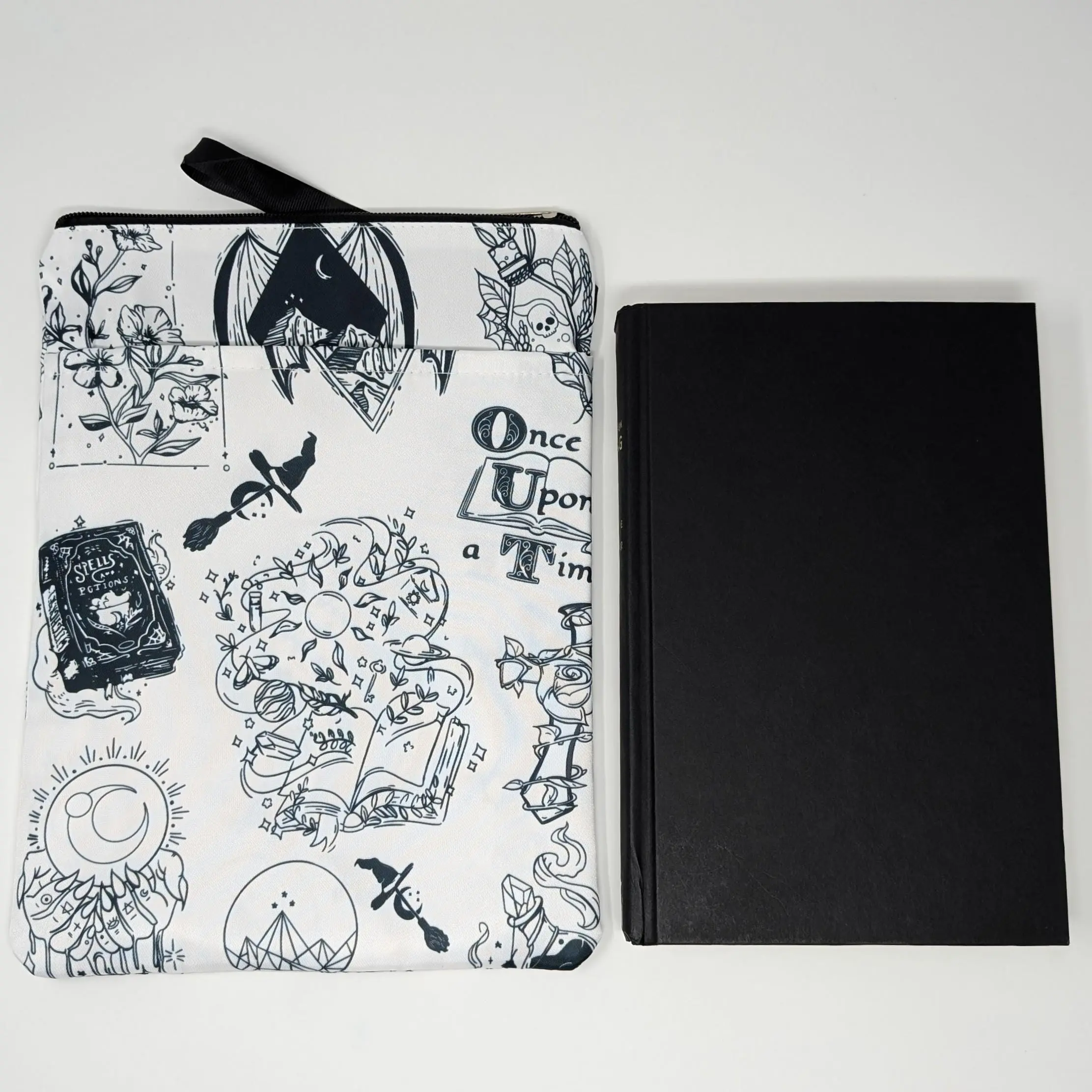 Magical Book Sleeve: Padded Kindle Cover with Zipper - Fairy Tale Reader Gift