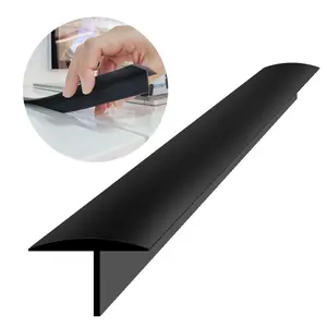 High Temperature Resistant Silicone Sealing Strip, Adjustable Size Kitchen Stove Gap Filler, Waterproof Sealant for Oven and Cooktop