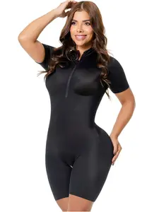 Short Sleeve Biker Bodysuit | Versatile Soft Control Shapewear