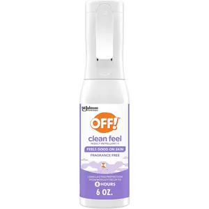 Clean Feel Insect Repellent Misting Spray, Fragrance-Free Picaridin Bug Spray for Lasting DEET-Free Protection from Mosquitoes and Ticks, 6 oz