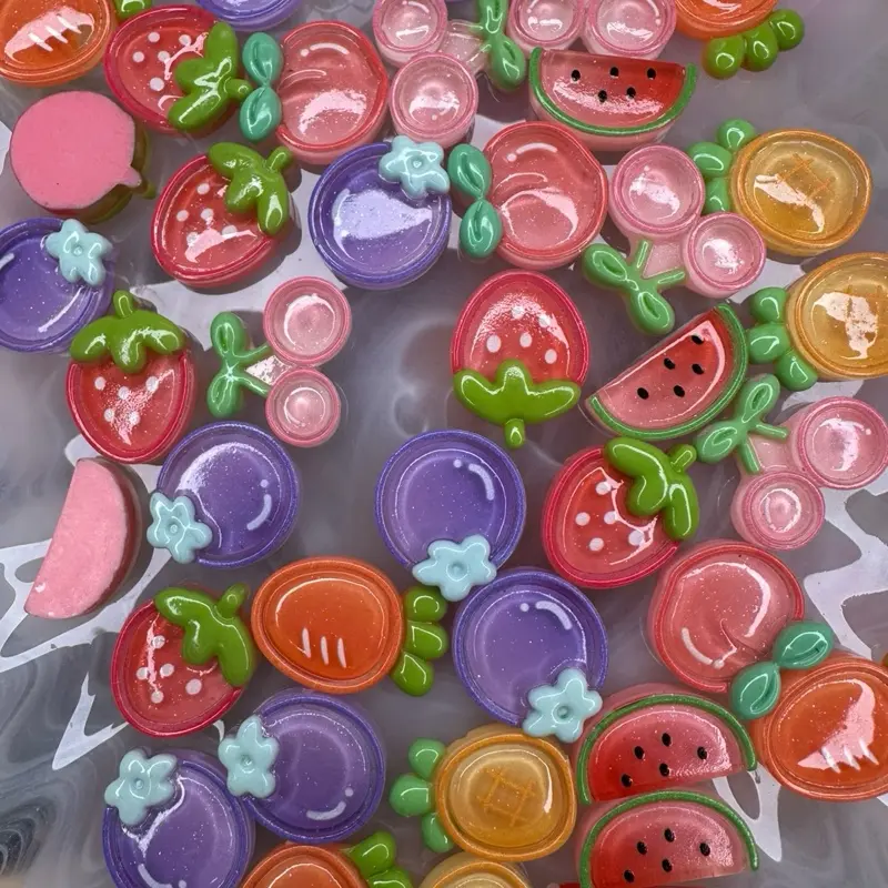 kawaii creation resin fruit charms