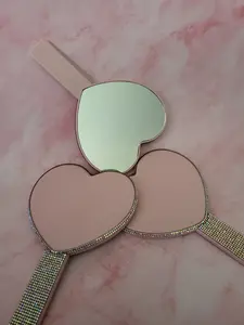 Bedazzled Heart Mirror