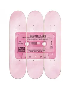 FINAL SALE - LED ZEP 1 SKATEBOARD WALL ART DECOR