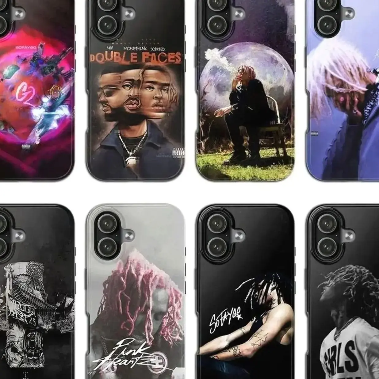 Concert Underground Fan Merch Graphic Rap Hip Hop Music Artist SoFaygo Vibes Art Phone Case, Compatible with iPhone X, 11, 12, 13, 14, 15, 16, 17 & more
