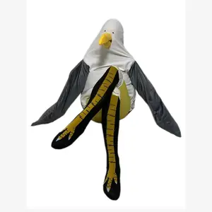 2025 Popular Ranking Chicken Claw Seagull Cosplay Costume Handmade Abstract Quirky Clothing Custom for Men and Women with Metal Feature Funny Pumpkin Middle Finger Figurine Womenswear