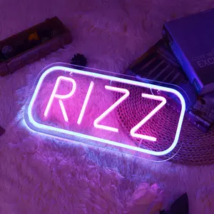 ROSNEK LED Neon Sign - Colorful Lights, USB-Powered Wall-Mounted Lighting Accessory, Led Lighted Cool Aesthetic Bedroom Decor, Ideal Teen Birthday Gift
