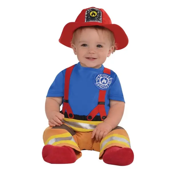 Boy's Infant/Toddler First Fireman Costume