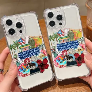 Hot Singer B-bad bunnyS Creative Phone Case Suitable for iPhone 17 16e 16 15 14 13 12 11 Mini Pro Max Air X XR XSMAX 8 7 Plus Anti Fall Transparent Soft Back Cover