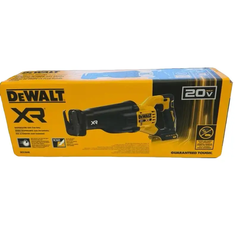 Dewalt 20V Max XR Series Compact Reciprocating Saw, Tool Only, Ideal for Cutting Tasks & Cutting Through Different Materials