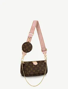 Pre-owned Louis Vuitton coated canvas Crossbody Bags MULTI POCHETTE ACCESSOIRES bag