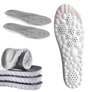 Insoles Super Soft Orthopedic for Women & Men 4D Cloud Technology Arch Support Shock Absorbing for Foot Joint Support Pain Relief Sports Soles