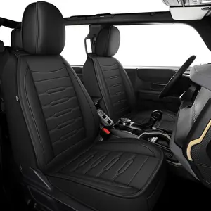Car Seat Covers Fit for Ford Bronco 2021-2025 Faux Leather Seat Covers Custom