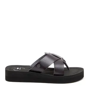 Wilmer Black Flip-Flops Platform Sandal