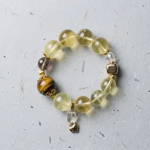 Citrine × Tiger Eye 'Solar Plexus' Bracelet