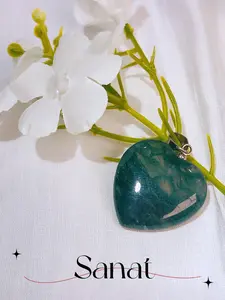 Green Moss Agate Pendant, Crystal Pendant, Crystal Gift, You can Choose in our Livee Streamm Room, Or Ship Randomly
