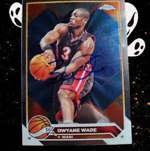 Dwyane Wade Autographed Card Miami Heat - Officially Signed Collectible Sports Memorabilia