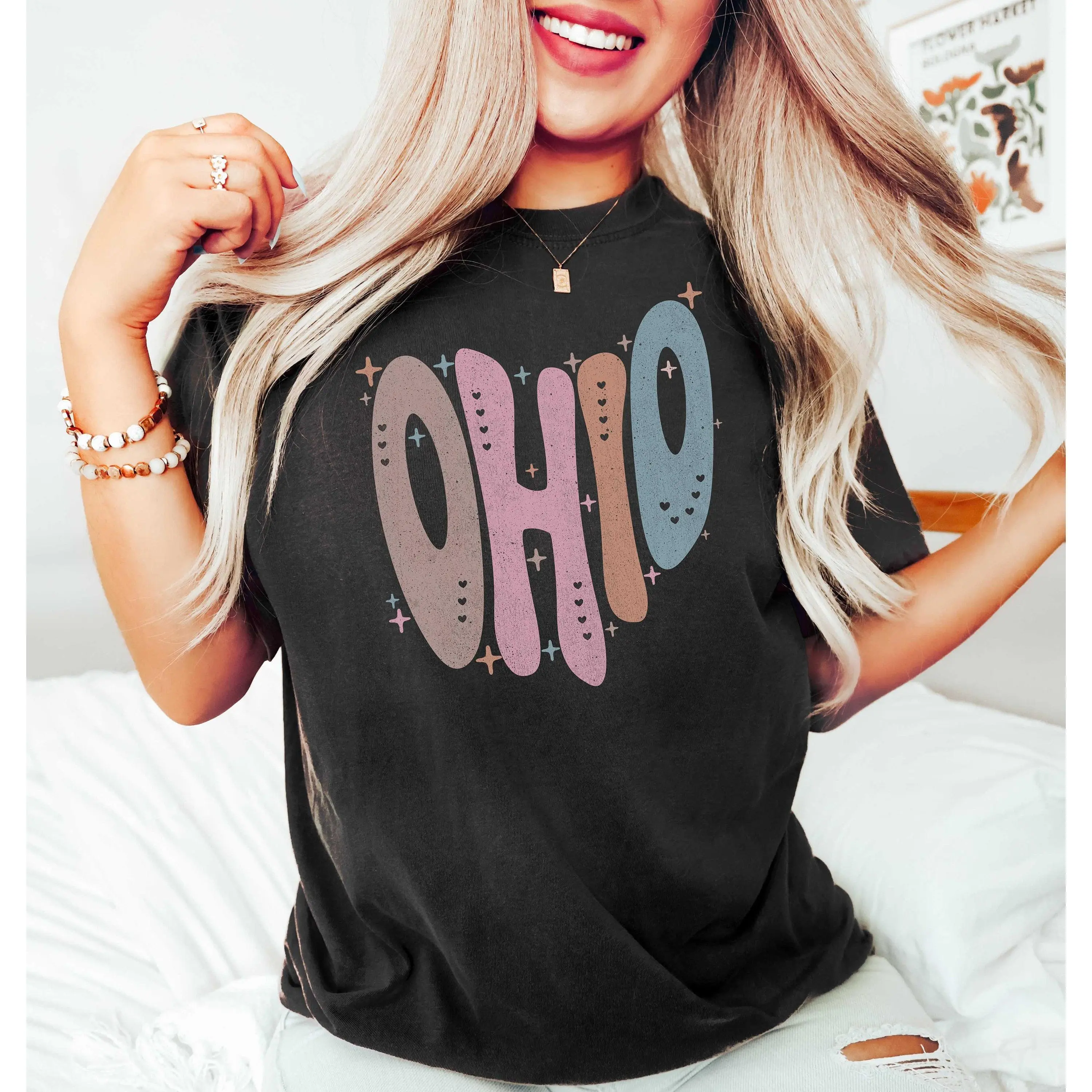 Ohio Shirt, Ohio Souvenir Shirt, State Shirt, Ohio Leopard Print Shirt, Ohio Vacation Shirt, Ohio Lover Shirt, Ohio State Shirt, Ohio Gifts