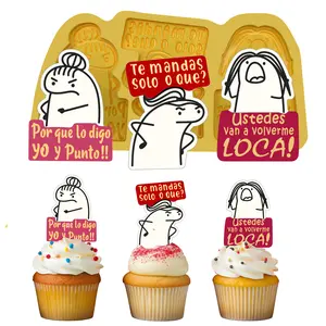 Toni Crafter Flork frases de mamá silicon mold