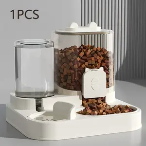 Automatic Feeder for Dogs & Cats, Gravity Pet Food Water Dispenser, Large Capacity, Smooth Operation, Energy Efficient