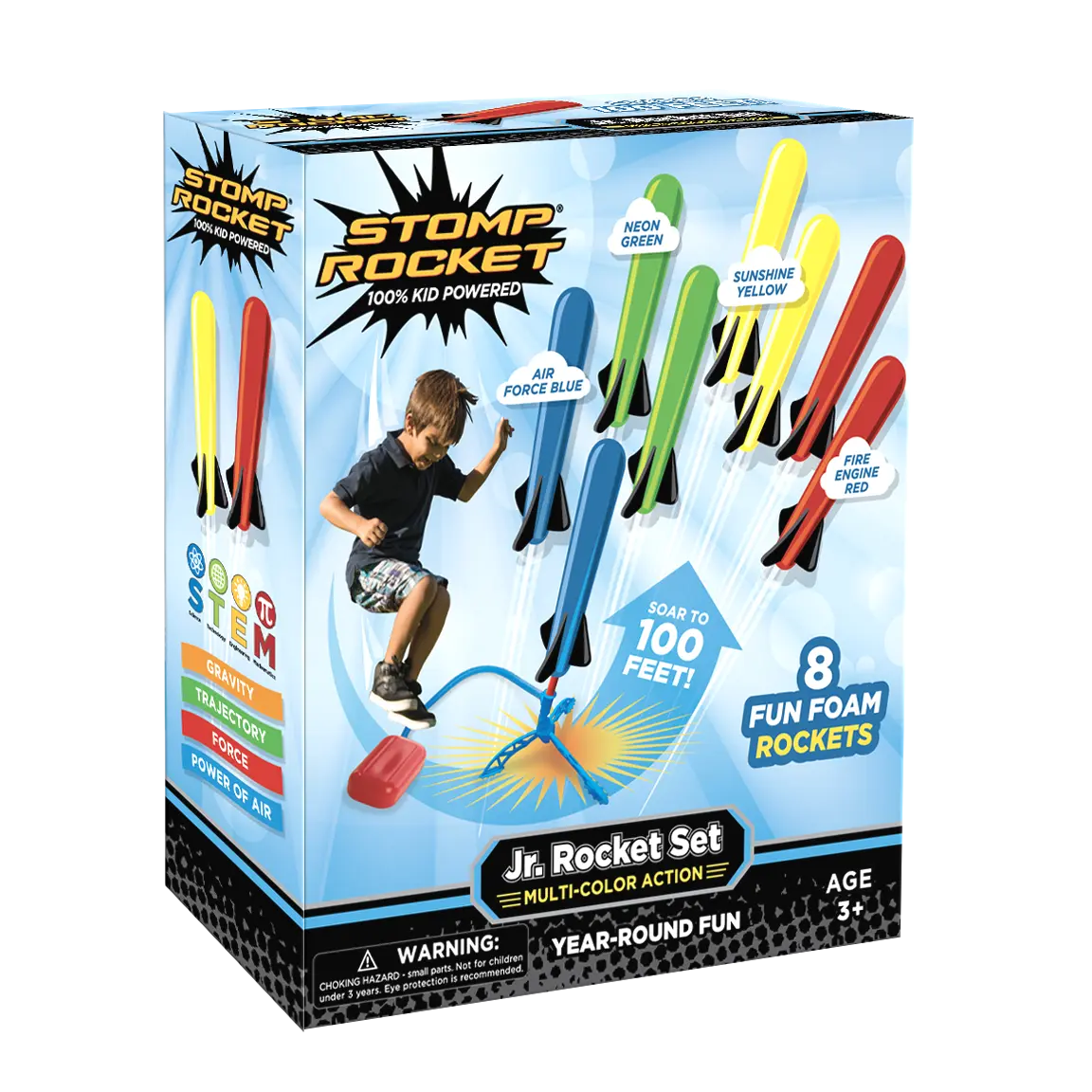 Stomp Rocket® Jr. Rockets with 8 rockets