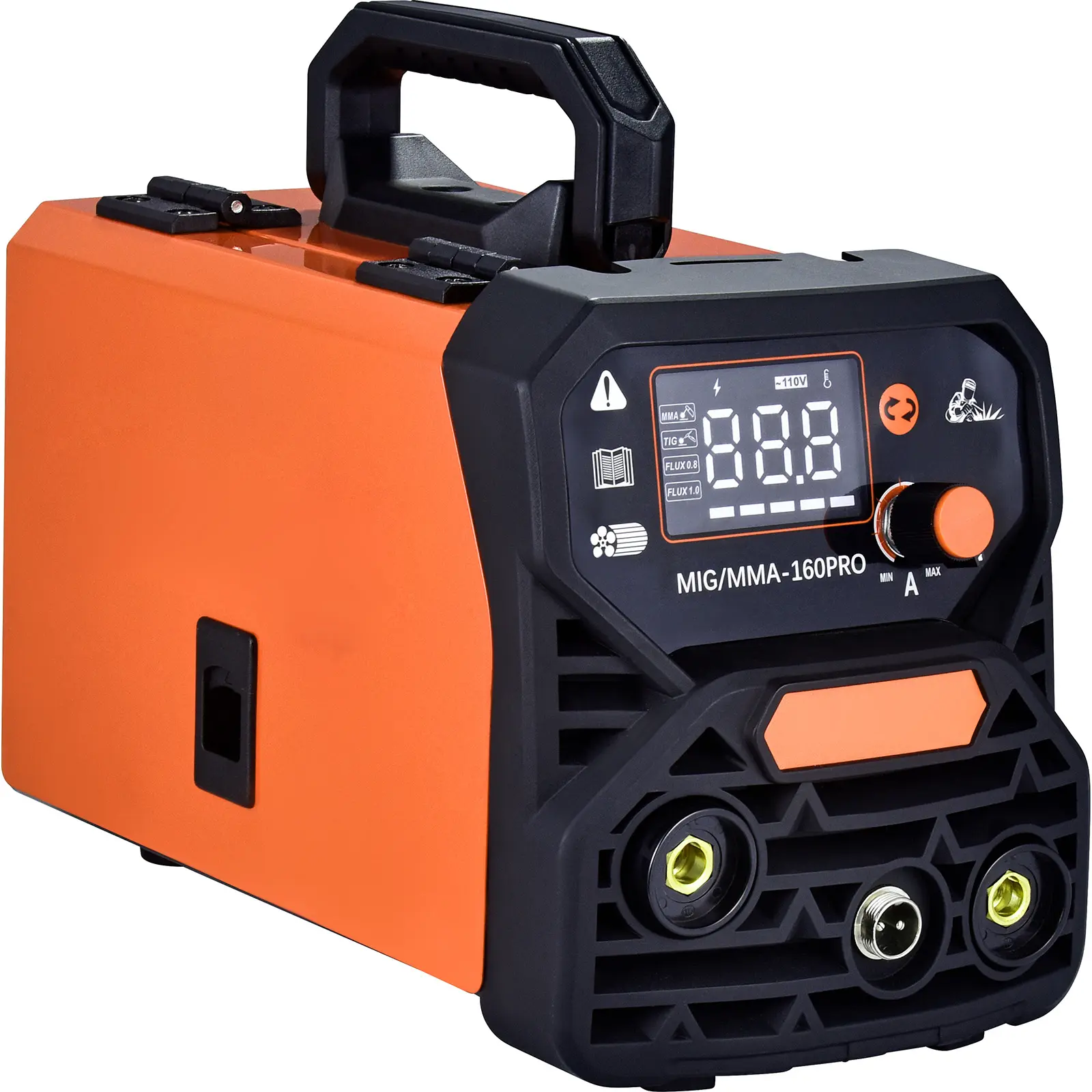 Dual Voltage 4-in-1 Welding Machine, MMA/MIG-160 Pro Portable Inverter Welder Multifunctional Electric Welders