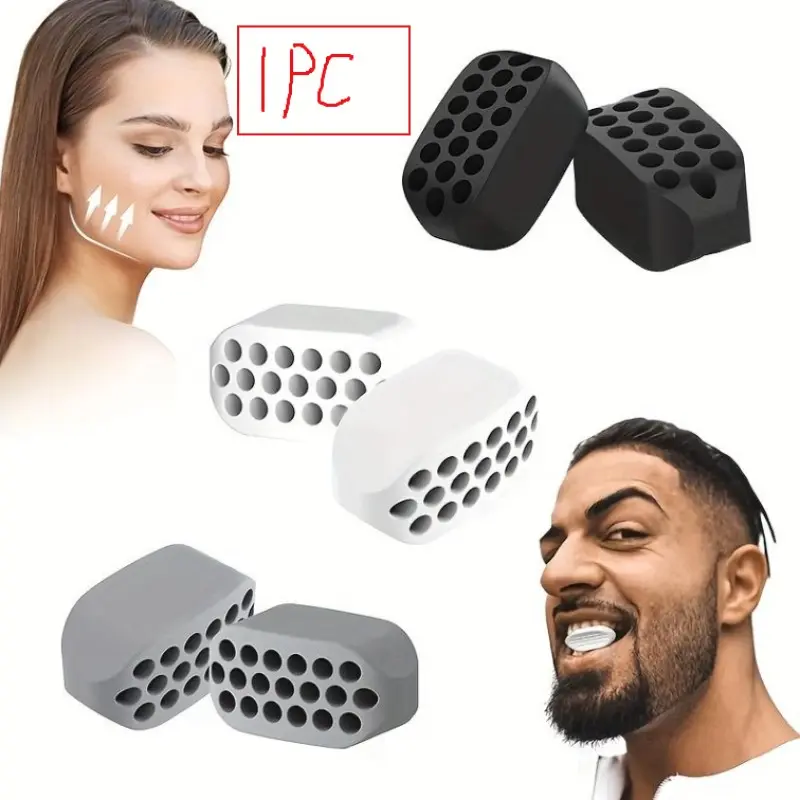 Jawline Exerciser for Men and Women, Facial Fitness Equipment for Neck and Facial Tightening, Facial Shaping Tool, Enhance Cheekbones and Chin Muscles, Facial Care Tools