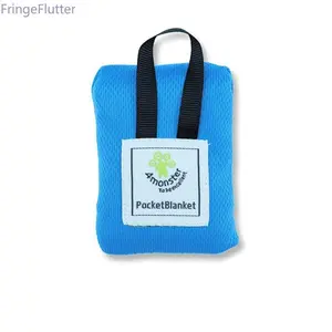 Ultra Thin Pocket Picnic Mat, Waterproof Sandproof Beach Blanket, Lightweight Foldable Portable Moisture Proof Mat for Beach