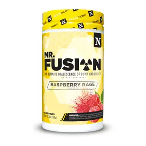 Pre Workout Pump and Energy - Mr. Fusion, No Crash No Jitter, 40 Servings