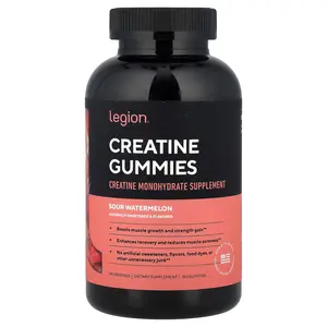 Legion Athletics Creatine Gummies, Sour Watermelon , 150 Gummies