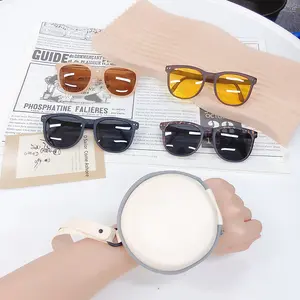 Trendy Foldable Sunglasses For Women TR Polarized Folding UV Protection Sun Glasses