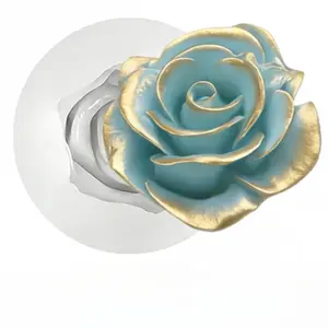 3D Rose Candle Mold, Durable, Perfect for Resin Crafts, Handicraft, Aromatherapy Candles, Soap, Plaster, Clay, Home Decor, Mother's Day Gift