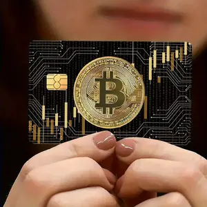 2025 New Coin Gold Bitcoin Series Decorative Credit Card Skin Protection Sticker