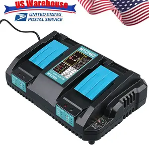 Trail -For Makita DC18RD 18V LXT Li-Ion Dual Bay Rapid Optimum Battery Charger