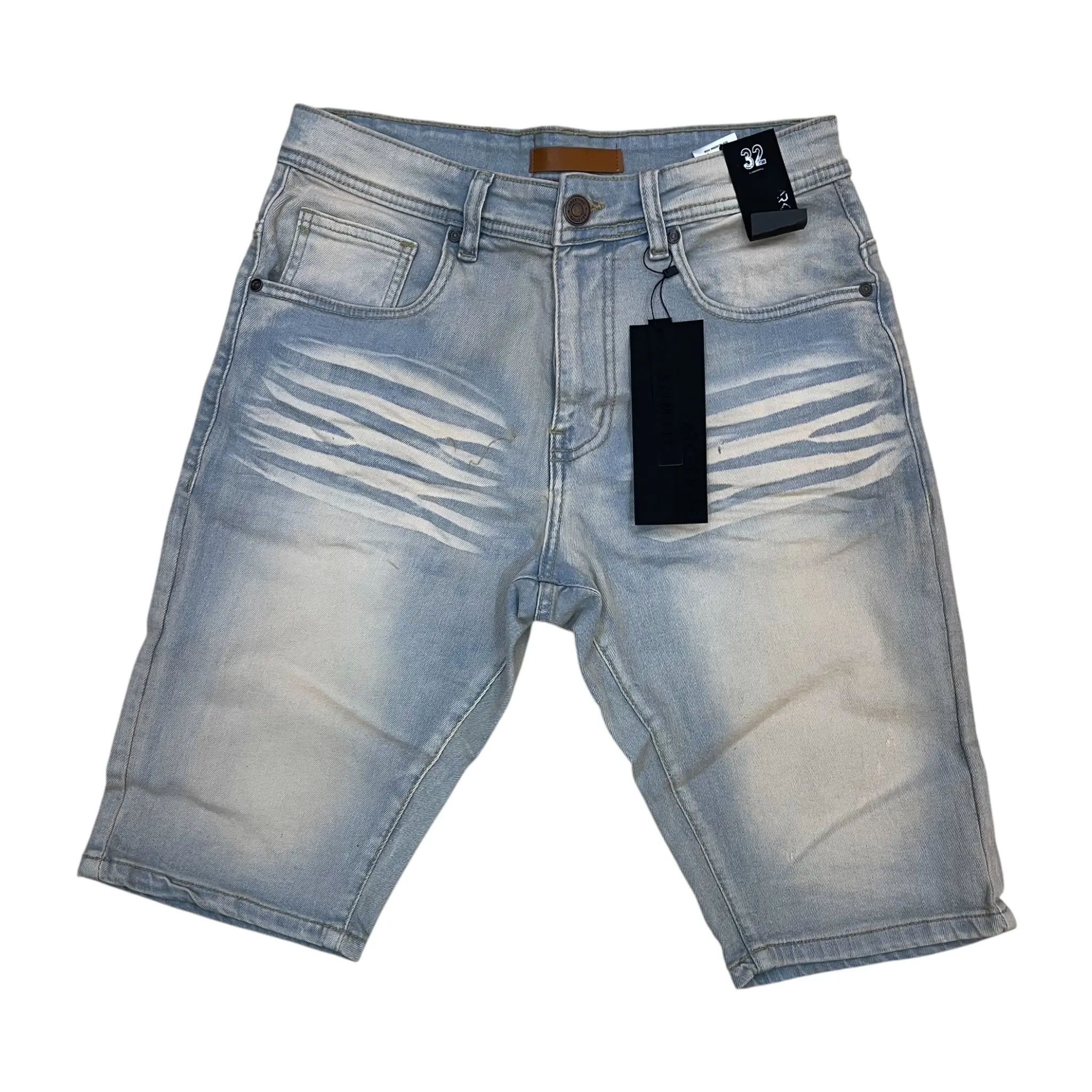 WH-SC03 - Core Whisker Denim Slim-Fit Stretch Shorts