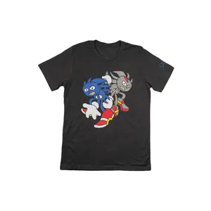 Funny Meme Shirt Sanic & Shedew Adventure Tee, Hedgehog Shirt For Gamer, Vintage T-Shirt for Fan