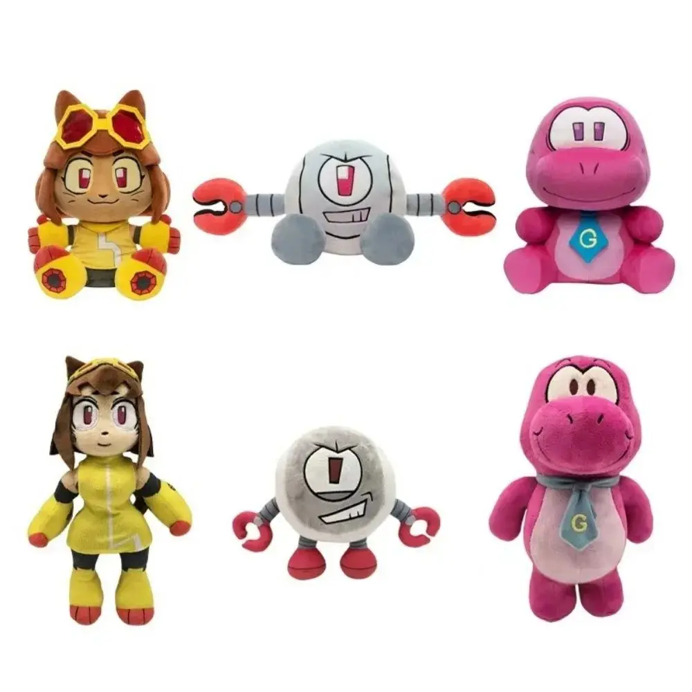 New 15CM Gameoverse Game Clearance Anime Dinosaur Doll Cute Robot Plush Toy kpop