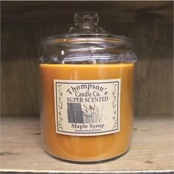 Maple Syrup ~ 60 oz Cookie Jar ~ 3 wick Candle ~ Maple Syrup ~ 60 oz Cookie Jar ~ 3 wick Candle ~