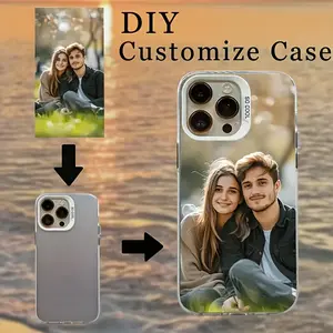 Customized phone case with couple photos, personalized anti-drop protective cover, high-definition printed anniversary gift, compatible with all models, suitable for iPhone 11/12/13/14/15 PLUS/16 Pro Max/17 Air/PRO/PROMAX Apple series. Ideal for family, c