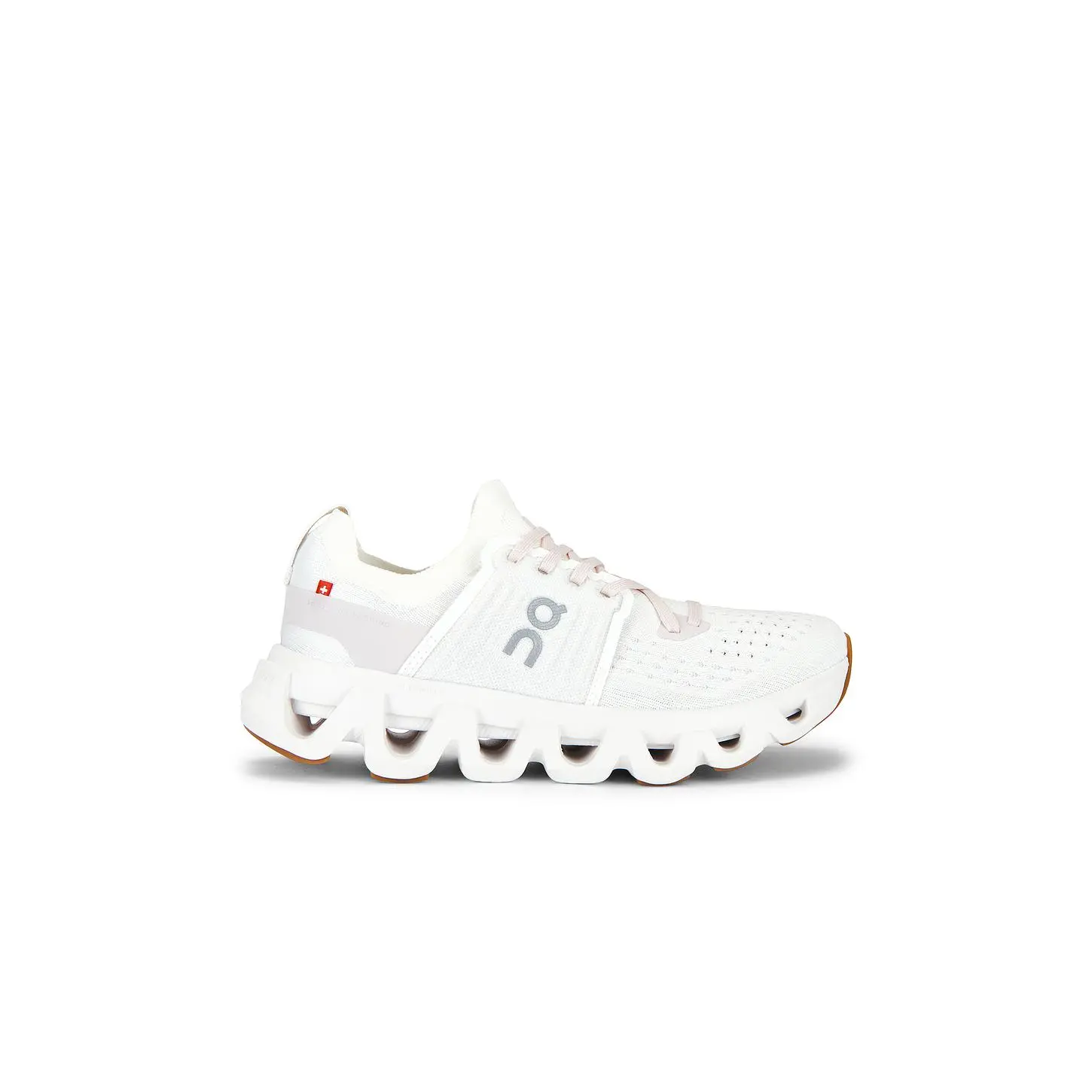 On Cloudswift 4 Sneaker in White & Lily On Cloudswift 4 Sneaker in White & Lily