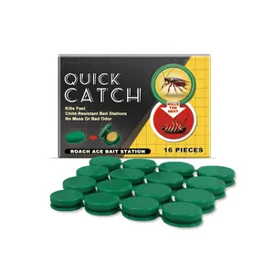 Cockroach bait station, living room, kitchen, bedroom, cockroach extermination, cockroach repellent, household indoor cockroach bait agent